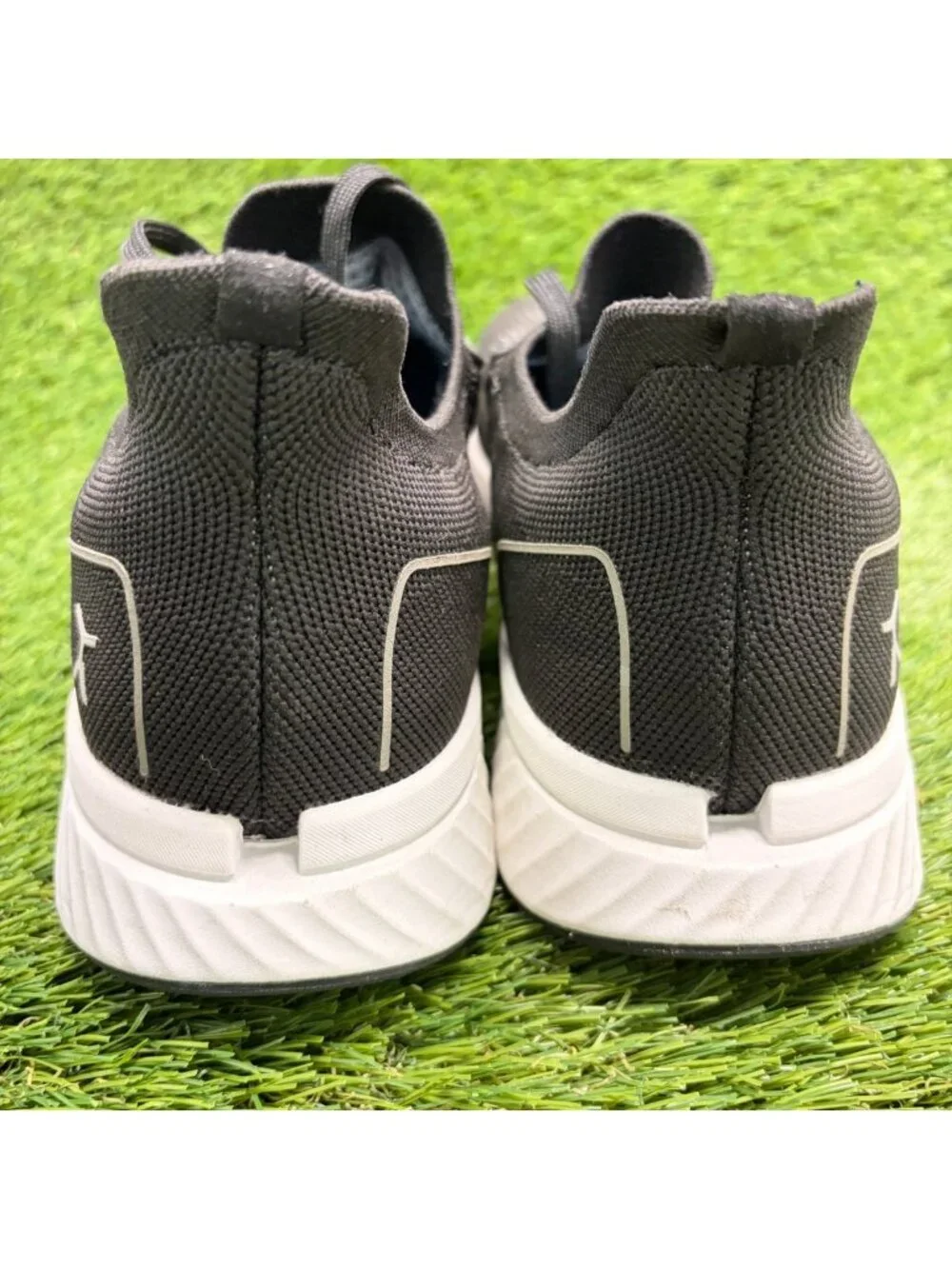 Flux Adapt Runner Black White Mens Size 13 Athletic Running Knit Shoes Sneakers